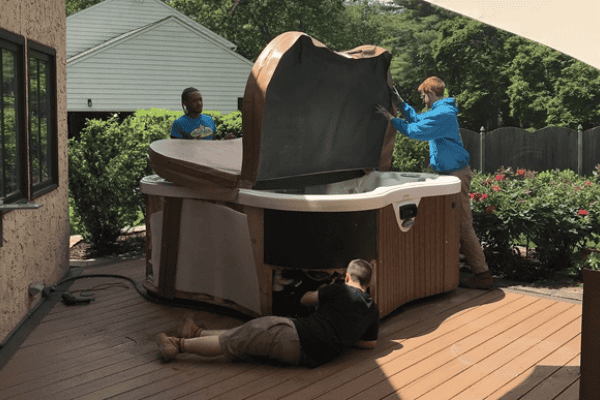 hot tub removal