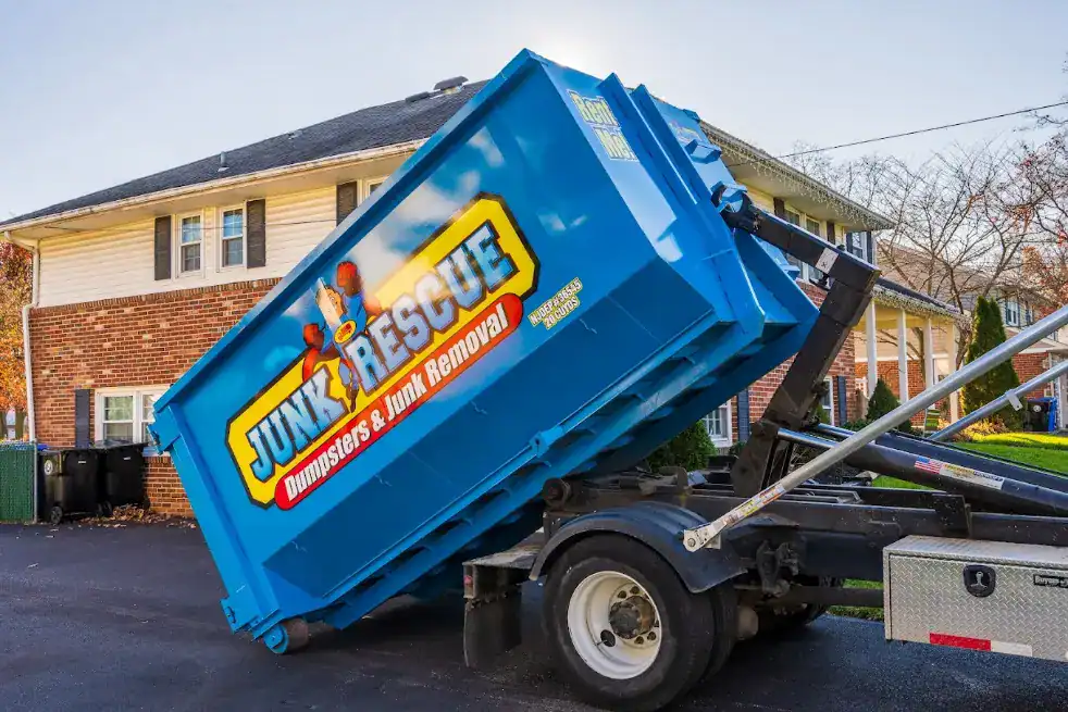 Roll-off Dumpster for Garage Cleanouts