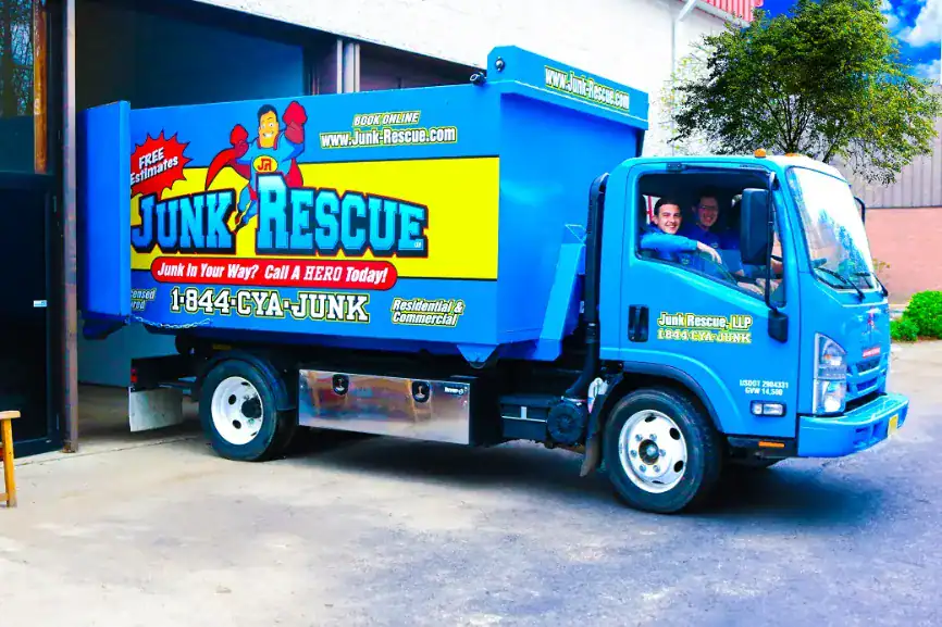 Junk Rescue Dumpster Truck