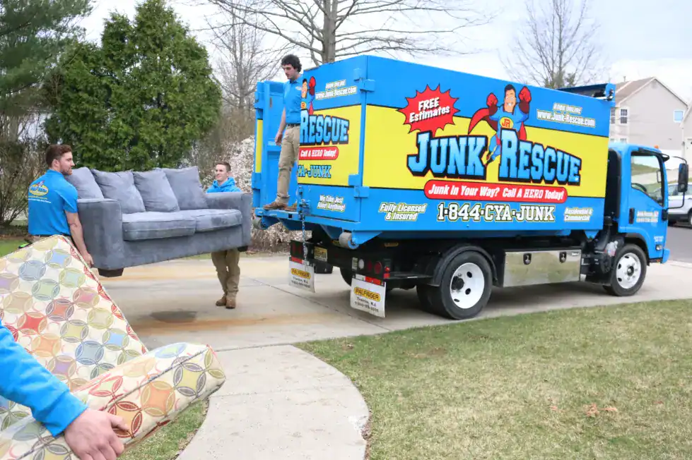 Junk Rescue Crew Moving Sofa