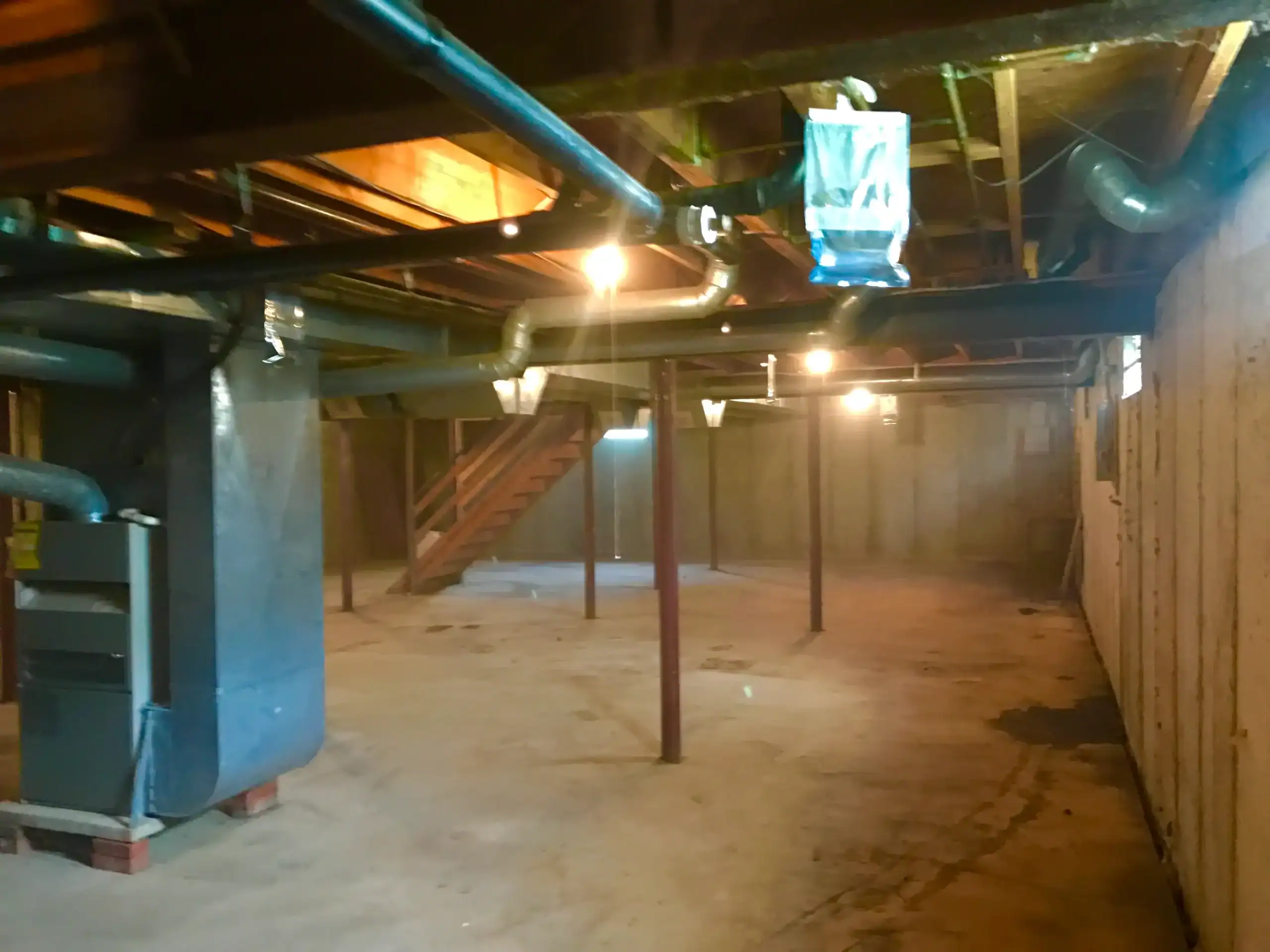 Large Area Junk Removal Before After